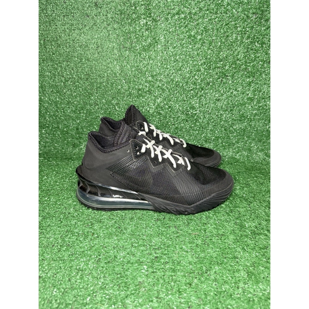 Nike Lebron 18 XVIII Men Size 7.5 Zero Dark 23 Black Basketball Shoes CV7562-004